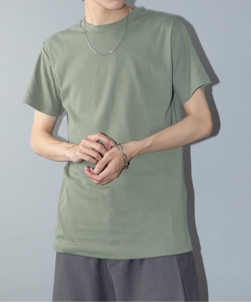 Healthknit(ヘルスニット)の「【Healthknit】HR2301M001 MILITARY 2PACK S/S TEES 2枚セット半袖Tシャツ 吸水速乾/抗菌防臭※(Tシャツ/カットソー・メンズ・グリーン/ブラウン/グレー/ホワイト/ブラック/ネイビー・M/XL/L)」の12枚目の写真