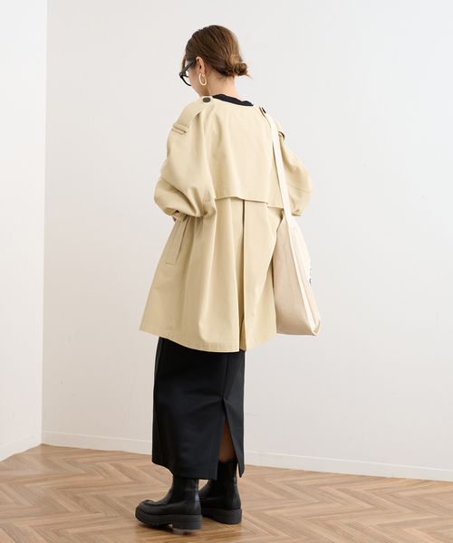 FRAMeWORK（フレームワーク）の「ショートトレンチブルゾン