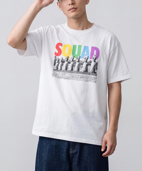 INNOCENT(イノセント)の「【T18】"EASTER" SQUAD TEE(Tシャツ/カットソー・レディース・ホワイト・LARGE/X-LARGE/MEDIUM)」の1枚目の写真