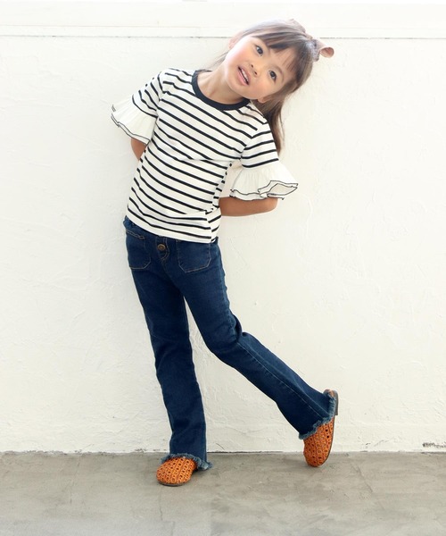 SOROTTO（ソロット）の「メッシュ編み込みぺたんこサンダル（サンダル・キッズ・キャメル/ブラック/ホワイト・16.0cm/17.0cm/18.0cm/19.0cm/20.0cm/21.0cm/22.0cm）」の6枚目の写真