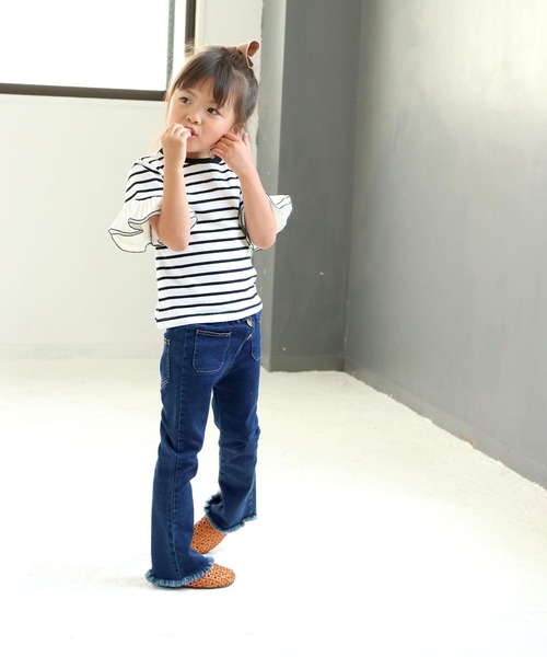 SOROTTO（ソロット）の「メッシュ編み込みぺたんこサンダル（サンダル・キッズ・キャメル/ブラック/ホワイト・16.0cm/17.0cm/18.0cm/19.0cm/20.0cm/21.0cm/22.0cm）」の7枚目の写真