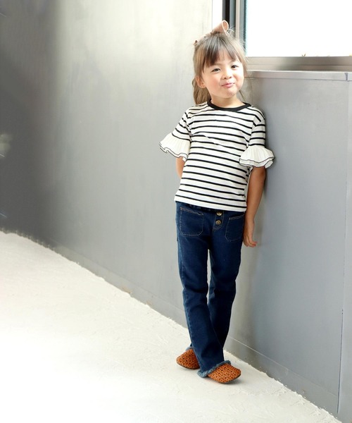 SOROTTO（ソロット）の「メッシュ編み込みぺたんこサンダル（サンダル・キッズ・キャメル/ブラック/ホワイト・16.0cm/17.0cm/18.0cm/19.0cm/20.0cm/21.0cm/22.0cm）」の8枚目の写真