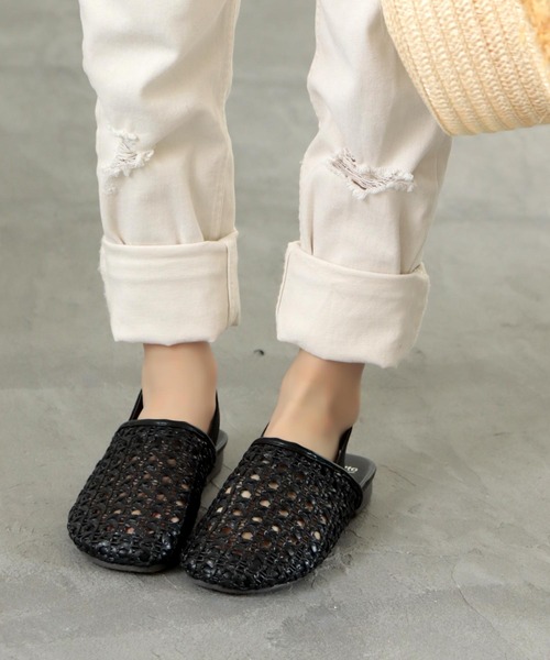 SOROTTO（ソロット）の「メッシュ編み込みぺたんこサンダル（サンダル・キッズ・キャメル/ブラック/ホワイト・16.0cm/17.0cm/18.0cm/19.0cm/20.0cm/21.0cm/22.0cm）」の17枚目の写真