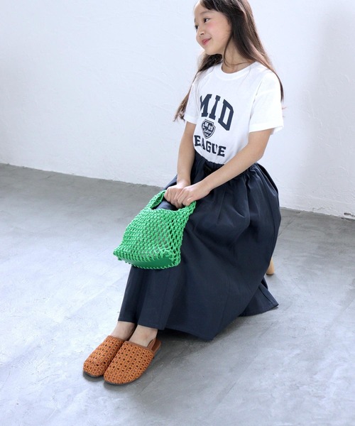 SOROTTO（ソロット）の「メッシュ編み込みぺたんこサンダル（サンダル・キッズ・キャメル/ブラック/ホワイト・16.0cm/17.0cm/18.0cm/19.0cm/20.0cm/21.0cm/22.0cm）」の22枚目の写真