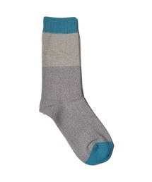 DEMOCRATIQUE SOCKS（デモクラティックソックス）の「【DEMOCRATIQUE SOCKS x POINTER FOOTWEAR/デモクラティックソックスxポインターフットウェア】クルーソックス靴下 "RELAX BLOCK" from Denmark Copenhagen（ソックス/靴下）」