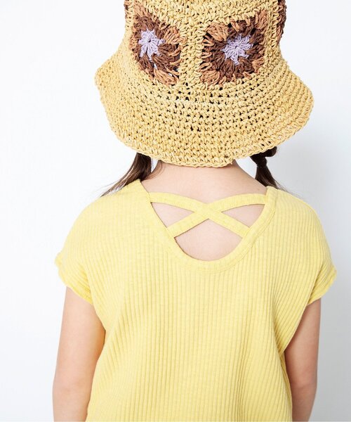 BREEZE（ブリーズ）の「メロウリブトップス（Tシャツ/カットソー・キッズ・その他2/イエロー/ブラック/サックスブルー・100/110/130/80/90/120/140）」の17枚目の写真