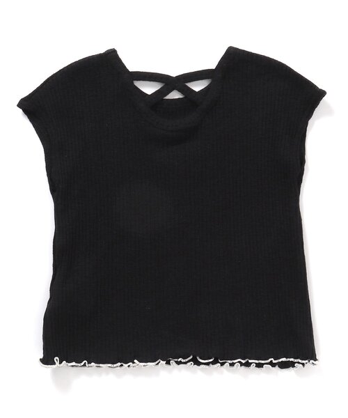 BREEZE（ブリーズ）の「メロウリブトップス（Tシャツ/カットソー・キッズ・その他2/イエロー/ブラック/サックスブルー・100/110/130/80/90/120/140）」の8枚目の写真