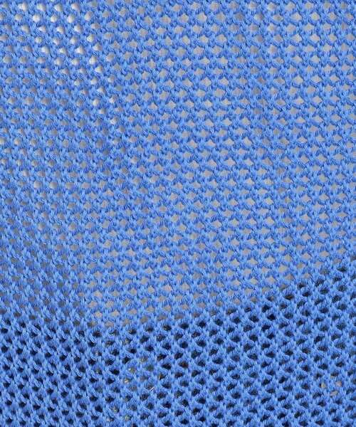 Cutie Blonde（キューティーブロンド）の「◆【レイヤードを楽しむ】メッシュロゴトップス（Tシャツ/カットソー・レディース・ホワイト系/ブルー・00）」の10枚目の写真