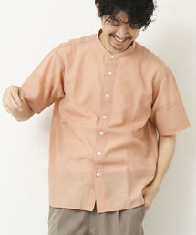 NOLLEY'S goodman | FLOAT SHIRT 半袖バンドカラーシャツ(シャツ/ブラウス)