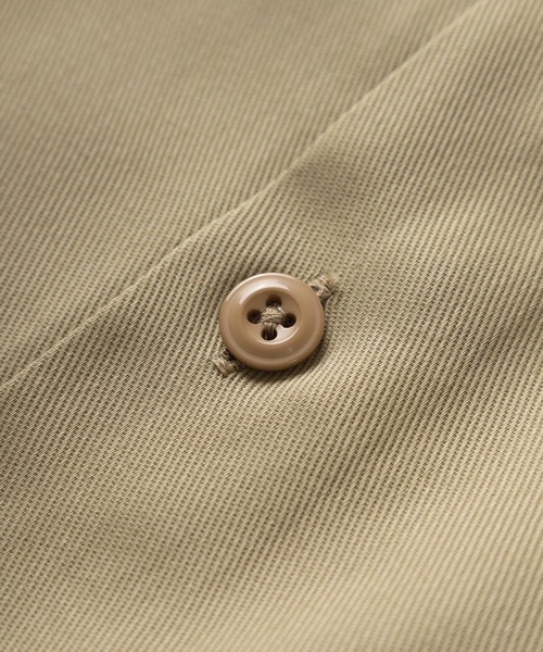 Dickies（ディッキーズ）の「【Dickies/ディッキーズ】ワンポイントロゴ付き ビッグシルエット ショートスリーブワークシャツ/半袖シャツ/オーバーサイズ（シャツ/ブラウス・メンズ・チャコールグレー/ダークグリーン/スカイブルー/ブラック/ネイビー/ベージュ・M/L/XL）」の13枚目の写真