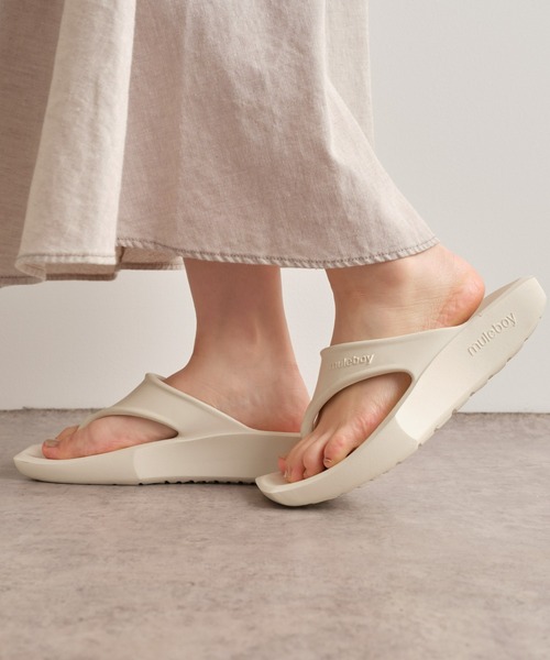 CIAOPANIC TYPY(チャオパニックティピー)の「muleboyサンダルエックス(サンダル・レディース・ブラック/アイボリー/ベージュ系その他・MEDIUM/LARGE)」の15枚目の写真