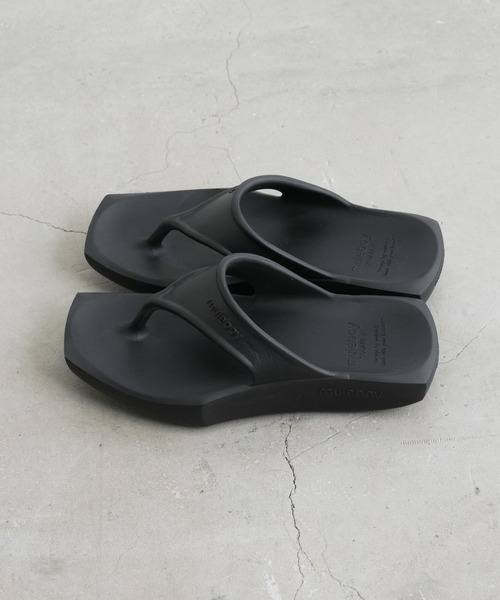 CIAOPANIC TYPY(チャオパニックティピー)の「muleboyサンダルエックス(サンダル・レディース・ブラック/アイボリー/ベージュ系その他・MEDIUM/LARGE)」の5枚目の写真