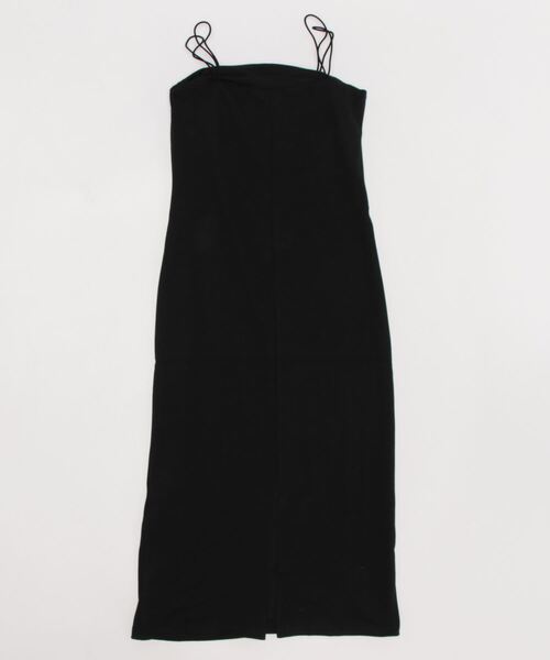 nemne store（ネンネストア）の「【低身長用サイズあり】カップ付きキャミワンピース（ワンピース・レディース・アイボリー/オートミール/ブラック・MEDIUM/SMALL）」の12枚目の写真