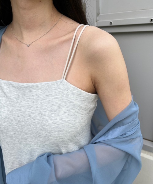 nemne store（ネンネストア）の「【低身長用サイズあり】カップ付きキャミワンピース（ワンピース・レディース・アイボリー/オートミール/ブラック・MEDIUM/SMALL）」の21枚目の写真