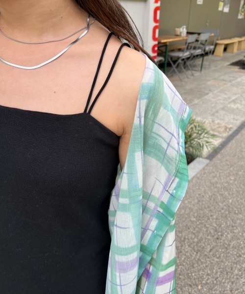 nemne store（ネンネストア）の「【低身長用サイズあり】カップ付きキャミワンピース（ワンピース・レディース・アイボリー/オートミール/ブラック・MEDIUM/SMALL）」の16枚目の写真