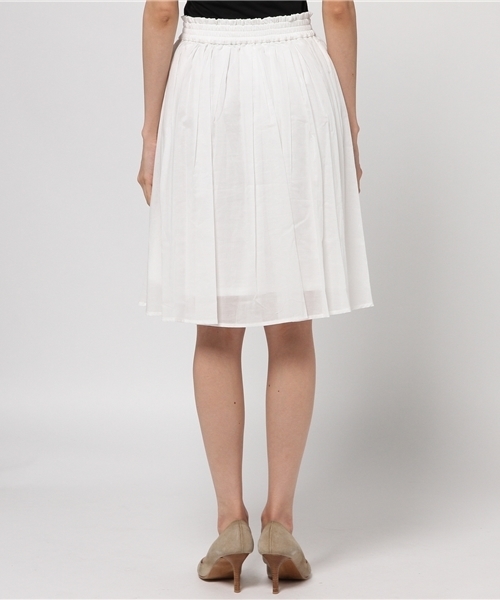 DISCOAT（ディスコート）の「【Discoat】ローンギャザーフレアスカート（スカート・レディース・オフホワイト/カーキ/ネイビー・MEDIUM/LARGE/SMALL）」の6枚目の写真