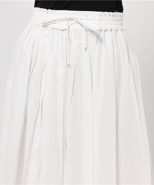 DISCOAT（ディスコート）の「【Discoat】ローンギャザーフレアスカート（スカート・レディース・オフホワイト/カーキ/ネイビー・MEDIUM/LARGE/SMALL）」の7枚目の写真