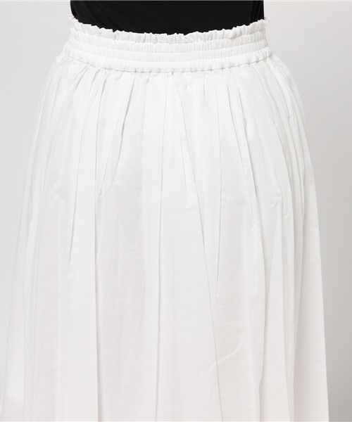 DISCOAT（ディスコート）の「【Discoat】ローンギャザーフレアスカート（スカート・レディース・オフホワイト/カーキ/ネイビー・MEDIUM/LARGE/SMALL）」の8枚目の写真