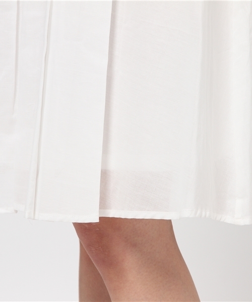 DISCOAT（ディスコート）の「【Discoat】ローンギャザーフレアスカート（スカート・レディース・オフホワイト/カーキ/ネイビー・MEDIUM/LARGE/SMALL）」の9枚目の写真