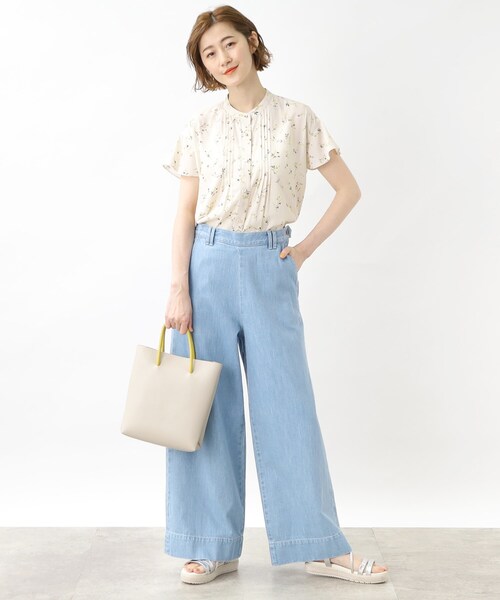 grove（グローブ）の「◆バイカラー2WAYトート（トートバッグ・レディース・シルバー/ライトベージュ/ライトグレー/ライトブルー・00）」の11枚目の写真