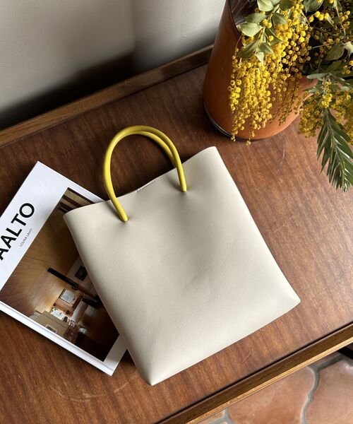 grove（グローブ）の「◆バイカラー2WAYトート（トートバッグ・レディース・シルバー/ライトベージュ/ライトグレー/ライトブルー・00）」の12枚目の写真