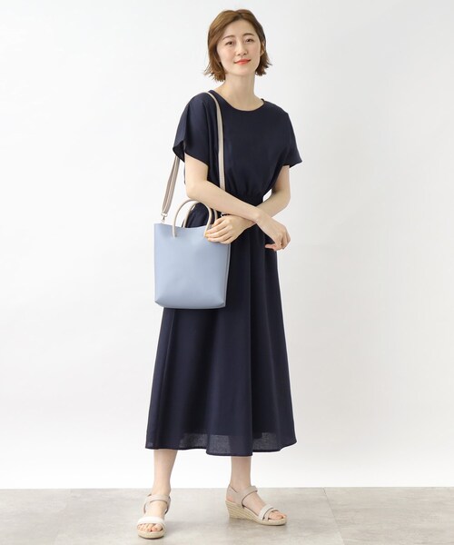 grove（グローブ）の「◆バイカラー2WAYトート（トートバッグ・レディース・シルバー/ライトベージュ/ライトグレー/ライトブルー・00）」の15枚目の写真