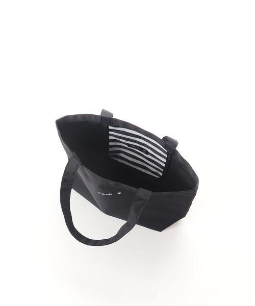 agnes b.(アニエスベー)の「AC12 E BAG ロゴトートバッグ(トートバッグ・キッズ・ブラック・FREE)」の4枚目の写真