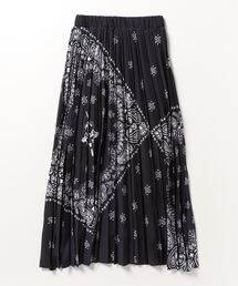 RADIO EVA（ラヂオエヴァ）の「RADIO EVA F065 EVA-01 Paisleys Bandanna Pleated Skirt（スカート・メンズ）」
