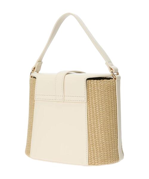 Te chichi TERRASSE（テチチテラス）の「雑材切替ハンドバッグ（ハンドバッグ・レディース・ブラック/オフホワイト・F）」の16枚目の写真