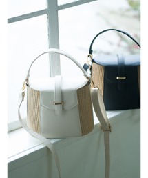 Te chichi TERRASSE | 雑材切替ハンドバッグ(ハンドバッグ)