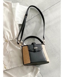 Te chichi TERRASSE | 雑材切替ハンドバッグ(ハンドバッグ)