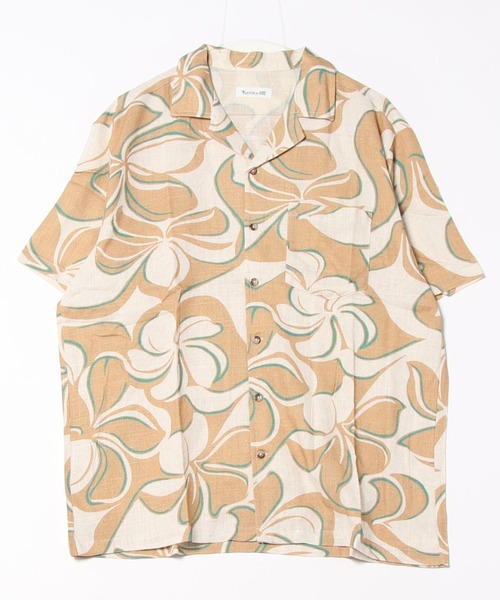 Kahiko(カヒコ)の「【Kahiko】クプナMEN'Sアロハシャツ(シャツ/ブラウス・メンズ・ベージュ/ホワイト系その他/ブルー系その他/ベージュ系その他/ブラック系その他/カーキ/オレンジ/ベージュ系その他2/グリーン/ベージュ系その他3/ブルー/ホワイト系その他2/ターコイズブルー/ブラック系その他2/ベージュ系その他4/ブラウン系その他/その他1/その他2/その他3/その他5/その他4・FREE)」の10枚目の写真