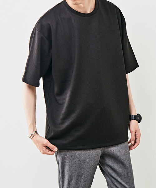 【MASTER FRAME】 ツートンキャラメルタル型クルーネックTシャツ MASTER FRAME】 ツートンキャラメルタル型クルーネックTシャツ