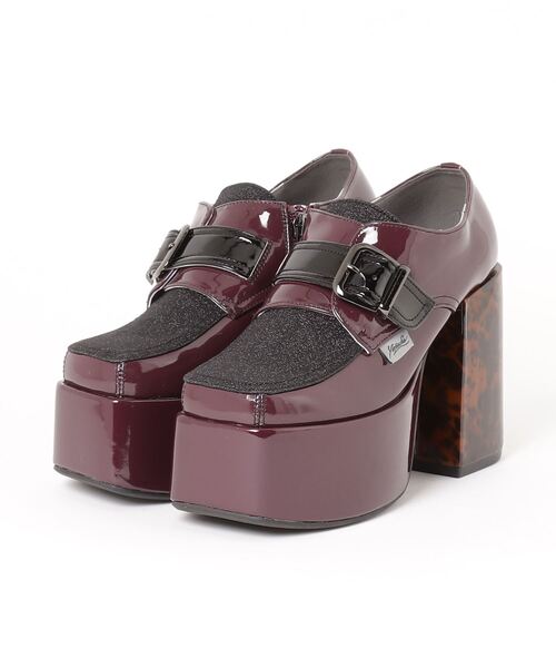 YOSUKE（ヨースケ）の「YOSUKE / ヨースケ厚底シューズ（その他シューズ・レディース・アイボリー/パープル系その他/ブラック/キャメル・L/LL/M/S）」の4枚目の写真