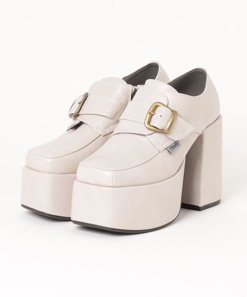 YOSUKE（ヨースケ）の「YOSUKE / ヨースケ厚底シューズ（その他シューズ・レディース・アイボリー/パープル系その他/ブラック/キャメル・L/LL/M/S）」の2枚目の写真