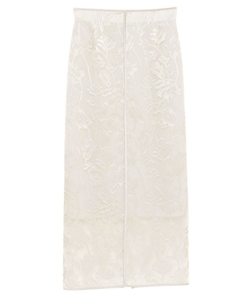 anuans(アニュアンス)の「オパールタイトスカート(スカート・レディース・アイボリー/チャコールグレー/サックスブルー・SMALL/MEDIUM)」の16枚目の写真