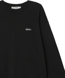 MILKFED. | EMBROIDERED BAR L/S TEE(Tシャツ/カットソー)