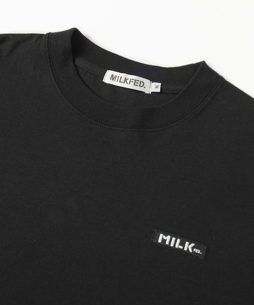 MILKFED.(ミルクフェド)の「EMBROIDERED BAR L/S TEE(Tシャツ/カットソー・レディース・ホワイト/ライトブルー/ブラック/ピンク・M/L)」の10枚目の写真
