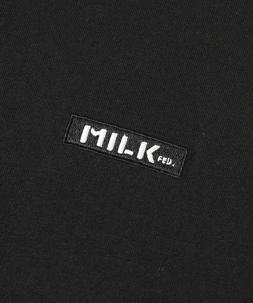 MILKFED.(ミルクフェド)の「EMBROIDERED BAR L/S TEE(Tシャツ/カットソー・レディース・ホワイト/ライトブルー/ブラック/ピンク・M/L)」の9枚目の写真