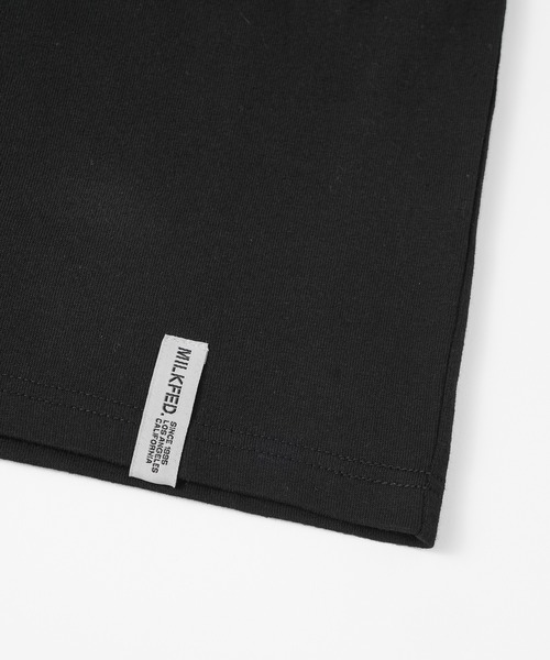 MILKFED.(ミルクフェド)の「EMBROIDERED BAR L/S TEE(Tシャツ/カットソー・レディース・ホワイト/ライトブルー/ブラック/ピンク・M/L)」の13枚目の写真