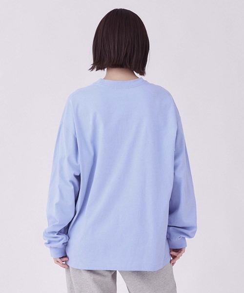 MILKFED.(ミルクフェド)の「EMBROIDERED BAR L/S TEE(Tシャツ/カットソー・レディース・ホワイト/ライトブルー/ブラック/ピンク・M/L)」の20枚目の写真