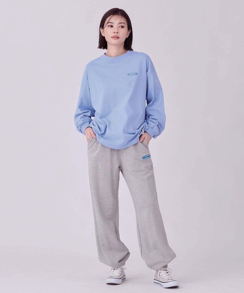 MILKFED.(ミルクフェド)の「EMBROIDERED BAR L/S TEE(Tシャツ/カットソー・レディース・ホワイト/ライトブルー/ブラック/ピンク・M/L)」の19枚目の写真