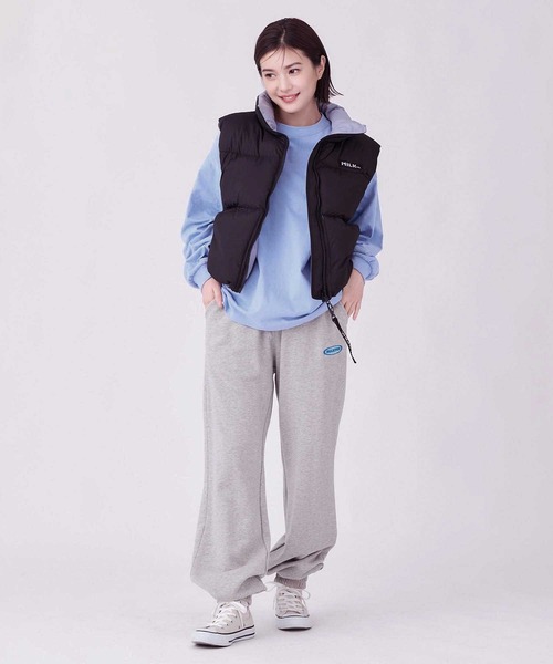 MILKFED.(ミルクフェド)の「EMBROIDERED BAR L/S TEE(Tシャツ/カットソー・レディース・ホワイト/ライトブルー/ブラック/ピンク・M/L)」の17枚目の写真