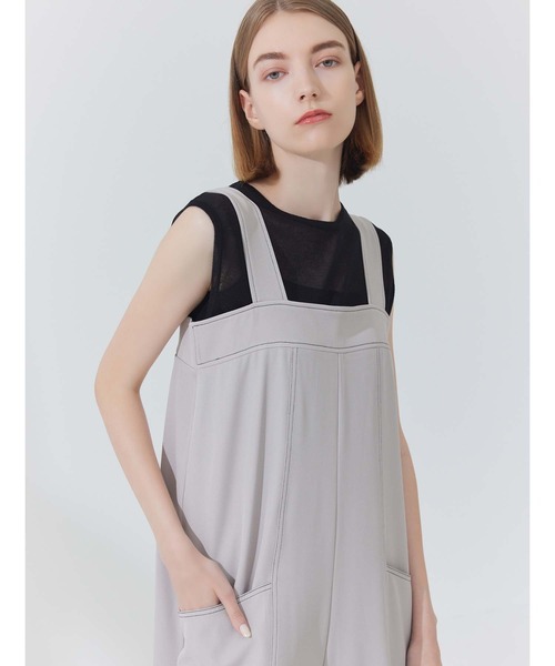 CEDNIE(セドニー)の「ソフトシアーノースリニット(ニット/セーター・レディース・ベージュ/ブラック・M)」の5枚目の写真