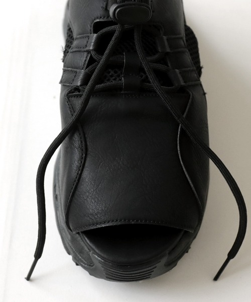antiqua(アンティカ)の「厚底スニーカーサンダル(サンダル・レディース・ブラック・LL/S/L/M)」の14枚目の写真
