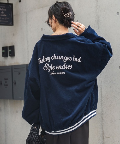 WEGO（ウィゴー）の「WEGO/ヴィンテージコーデュロイスタジャン