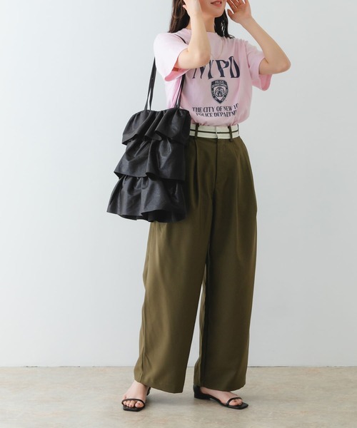 RODE SKO（ロデスコ）の「フリルメタリックトート（トートバッグ・レディース・ブラック/ゴールド/シルバー・ONE）」の22枚目の写真