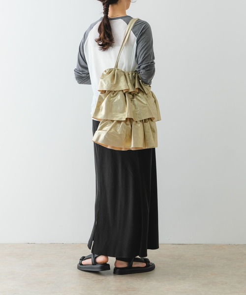 RODE SKO（ロデスコ）の「フリルメタリックトート（トートバッグ