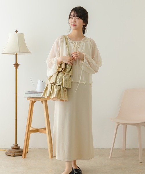 RODE SKO（ロデスコ）の「フリルメタリックトート（トートバッグ・レディース・ブラック/ゴールド/シルバー・ONE）」の5枚目の写真