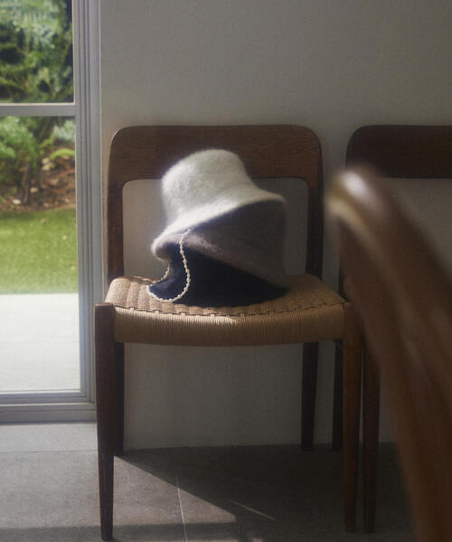 PROPORTION BODY DRESSING(プロポーションボディドレッシング)の「パールチェーン付きファーバケットハット / 1213284801(ハット・レディース・ホワイト/ベージュ/ブラック・フリ-)」の12枚目の写真